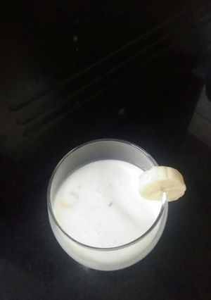 A picture of Banana lassi.