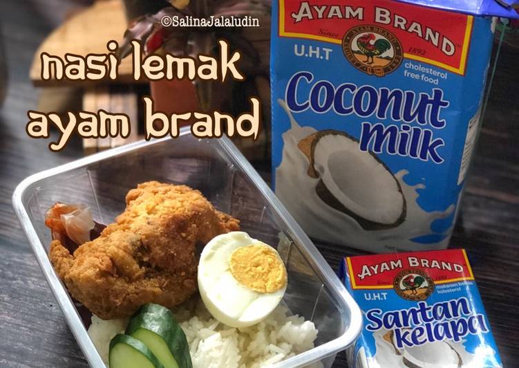 Resep Nasi Lemak Ayam Brand, Lezat