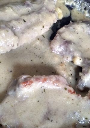 Una foto de Carne en salsa de mango viche con jengibre