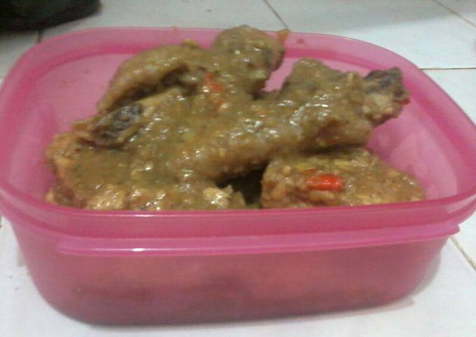 Rendang Ayam dan Tempe Maknyusss