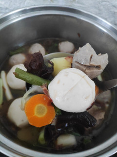 Foto resep Kimlo / Sop Bakso Kuah Tumis Ebi