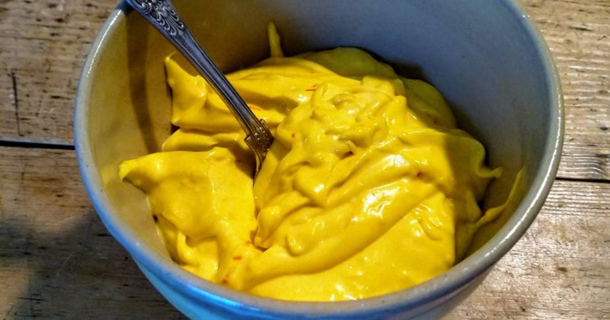 Saffron aioli (best garlic mayo ever) Recipe by Naomi Berry Cookpad