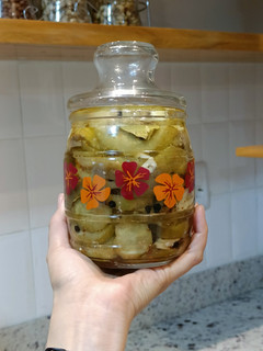 Una foto de Berenjena al escabeche