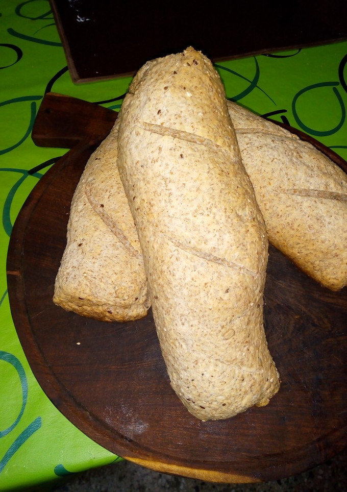 Una foto de Pan integral con semillas