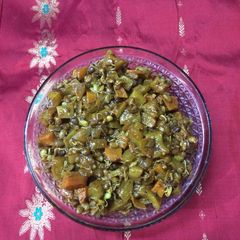 A picture of Sprouts veggie Subji.