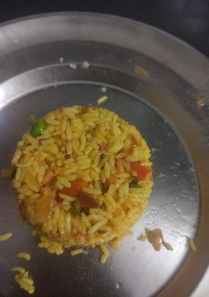 A picture of Left Over Masala Rice.