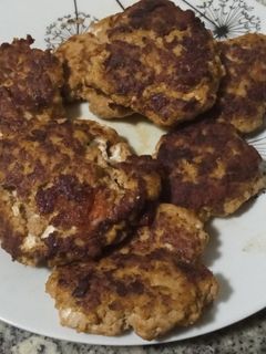 Una foto de Hamburguesas caseras de trufa y queso de cabra