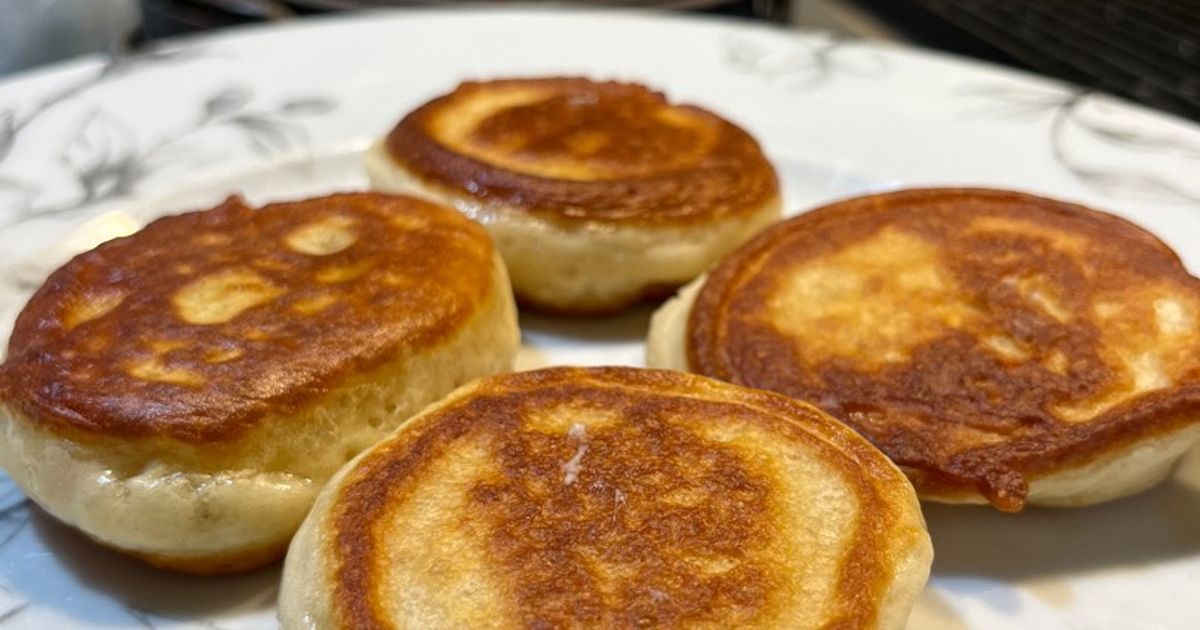 Resep Fluffy Pancakes (eggless) Enak, Praktis, dan Mudah Dibuat - foto hasil masakan