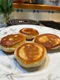 Fluffy Pancakes (eggless)