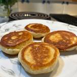 Fluffy Pancakes (eggless)