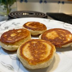 A picture of Fluffy Pancakes (eggless).