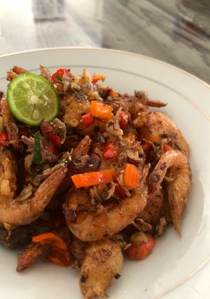Foto resep Udang sambal embe