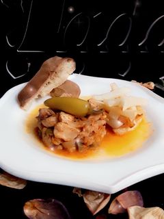 صورة لوصفة دجاج مع بطاطا مقلية