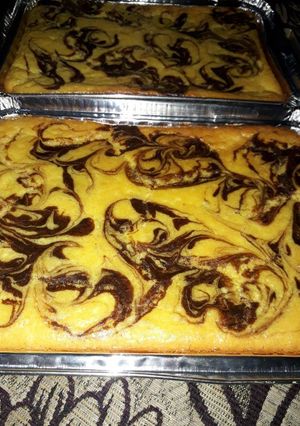 Foto resep Marmer cake keto no tepung