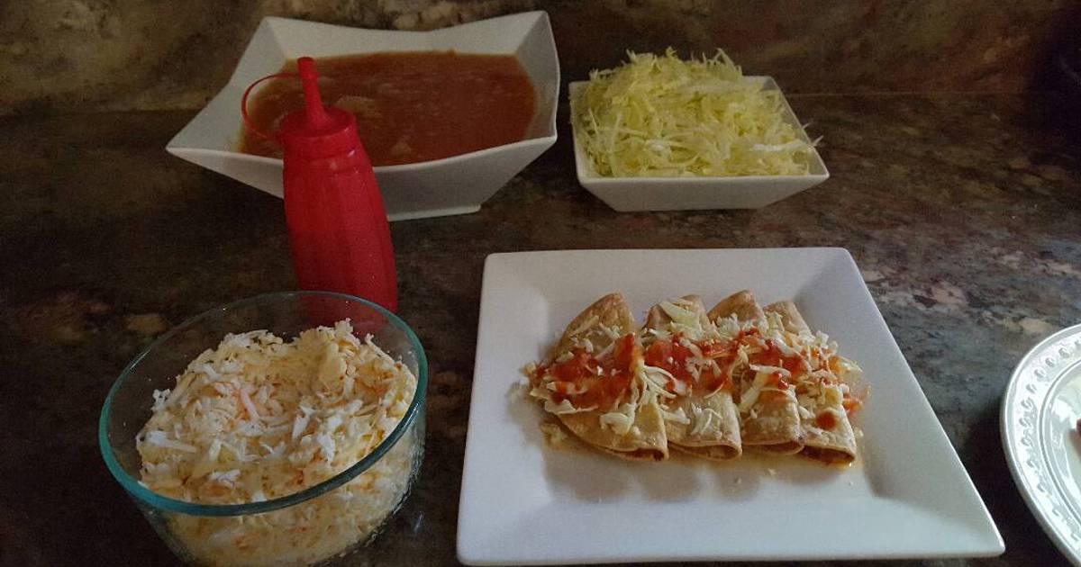 Taquitos dorados de papa Receta de j.floresdeulloa Cookpad