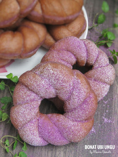 Foto resep Donat Ubi Ungu