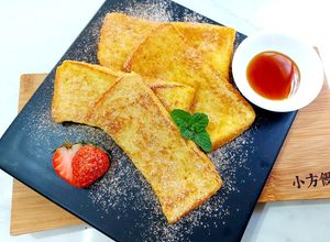 煎法式吐司/外酥內軟/吐司邊利用/西餐丙級 的食譜成品照片