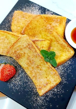 煎法式吐司/外酥內軟/吐司邊利用/西餐丙級 的食譜成品照片