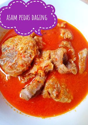 Foto resep Asam pedas daging sapi "simpel"