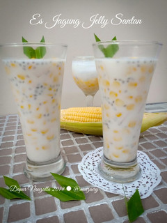Foto resep Es Jagung Jelly Santan