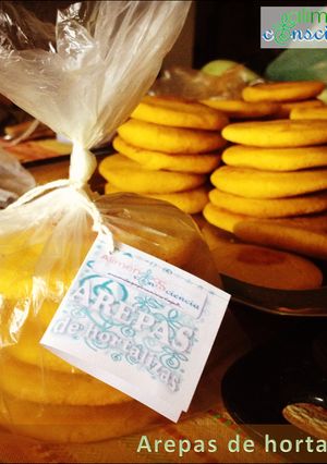 Una foto de Arepas de Hortalizas: ahuyama, batata o zanahoria