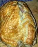 Hojaldre con pollo relleno