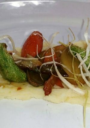 Una foto de Verduras Glaseadas