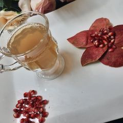 A picture of Pomegranate Peels Tea.
