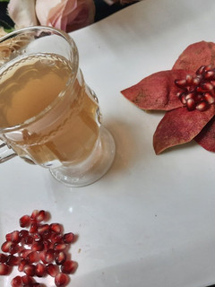 A picture of Pomegranate Peels Tea.