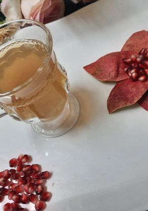 A picture of Pomegranate Peels Tea.