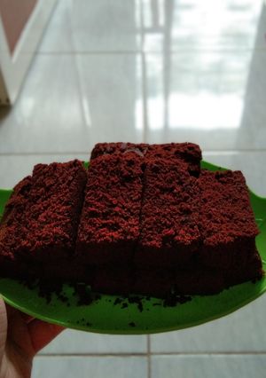 Foto resep Brownies coklat kukus simple
