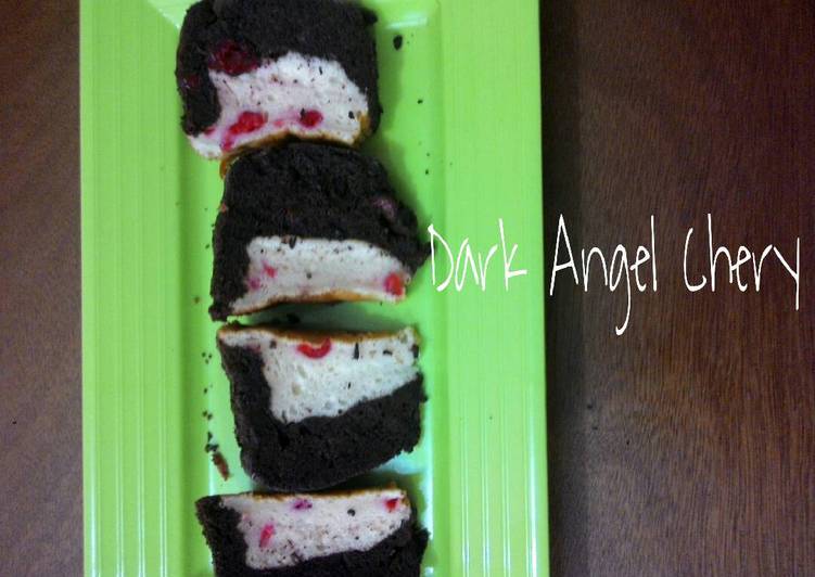 Tutorial mengolah Cake Dark Angel Chery (namanya keren ya) gurih