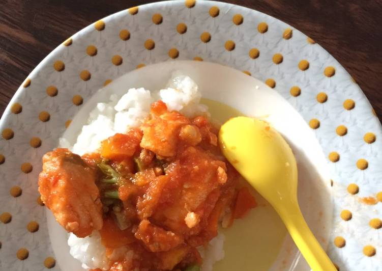 Resep Sarden salmon mpasi 1y+ oleh fika aulia - Cookpad