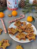 Biscotti al cacao e caramello salato
