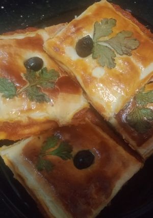 صورة لوصفة بيتزا كوكا (Pizza couvert)