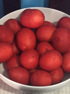Foto resep Telur Merah ulang tahun
