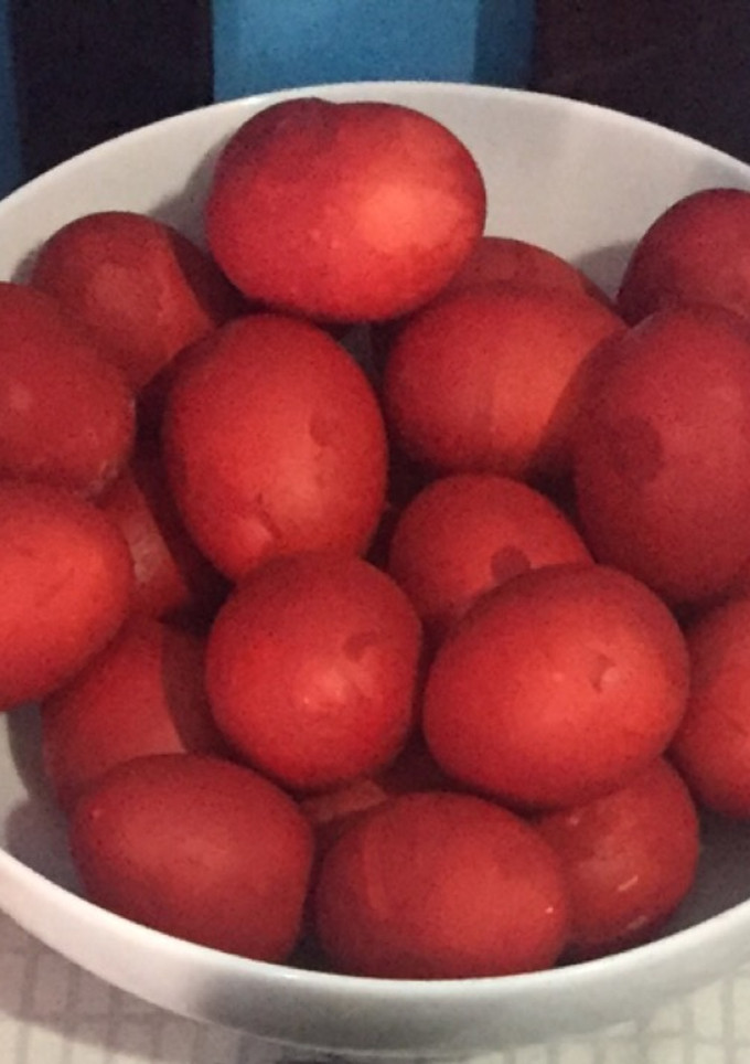 Foto resep Telur Merah ulang tahun