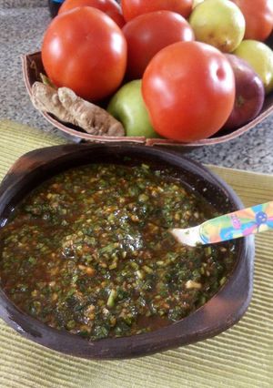 Una foto de Pebre cuchareado
