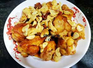 Hình của món Cánh tỏi gà chiên nước mắm.