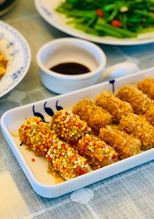 日式炸肉卷(水波爐料理) 的食譜成品照片