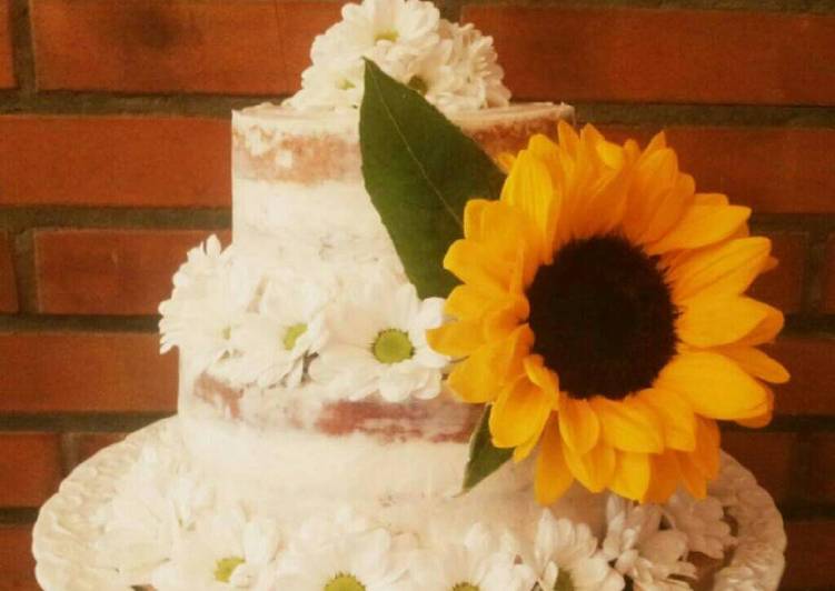 Naked Cake in stile "Shabby chic"