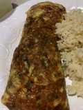 Omelette crujiente de vegetales