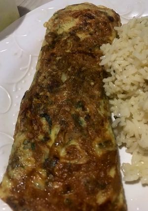 Una foto de Omelette crujiente de vegetales