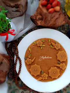 عکسی از دستور حلوا آرد نخودچی