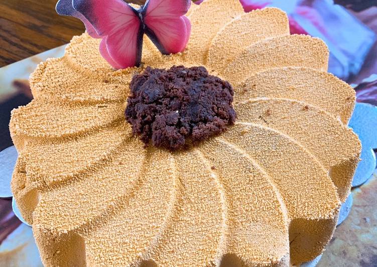 Torta moderna bavarese al caffè ☕️ con inserto di cremoso al bayles su torta tenerina