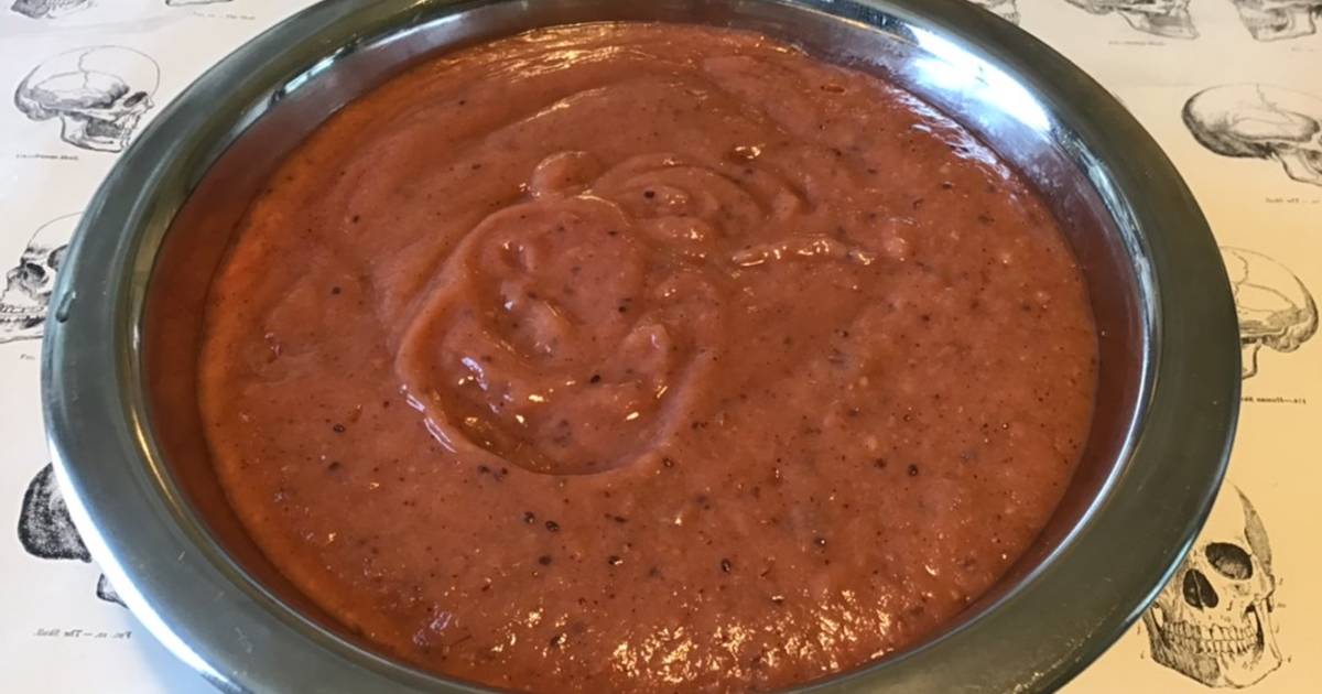 Compote multi fruits à la vanille (pêches jaunes,kiwis,jus de cerises