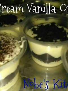 Foto resep Ice Cream Vanilla Oreo