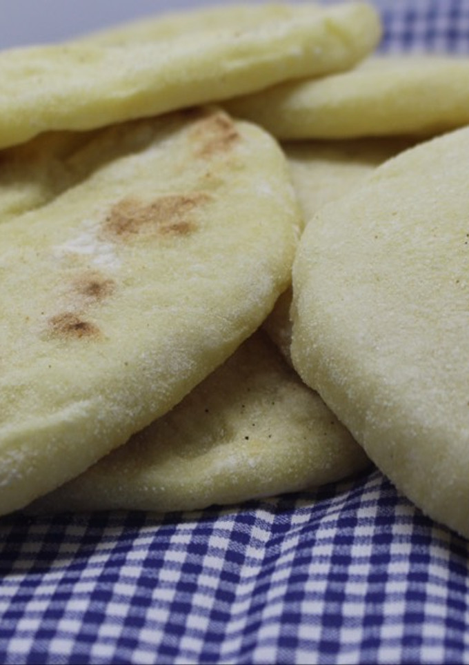 Una foto de Pan Árabe sin horno