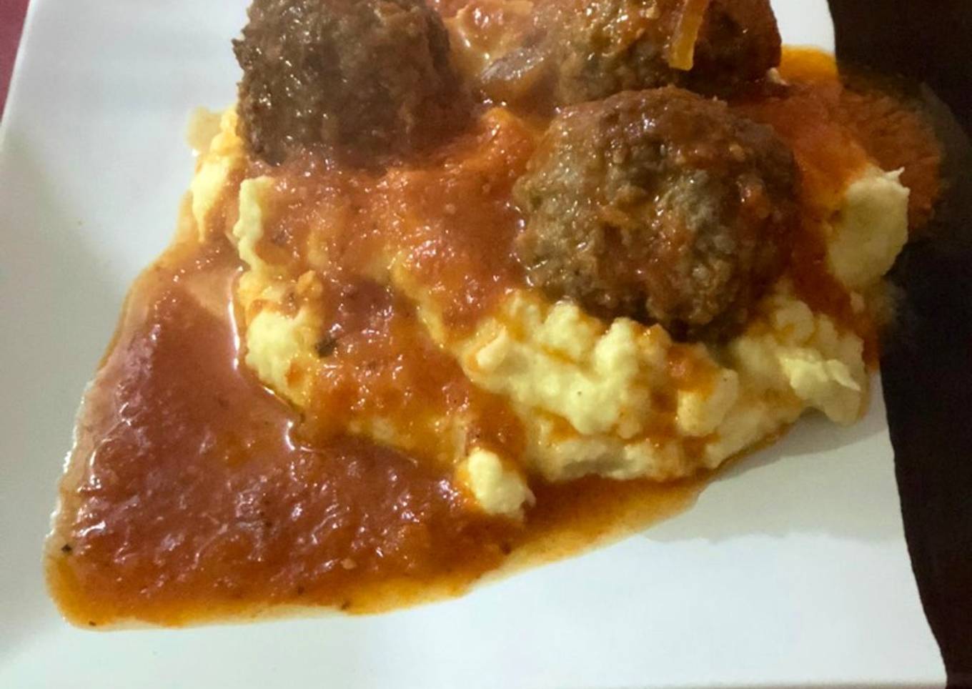 Albóndigas con puré