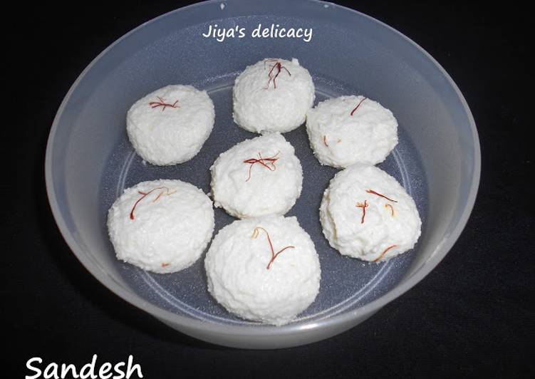 Steps to Prepare Super Quick Homemade Sandesh